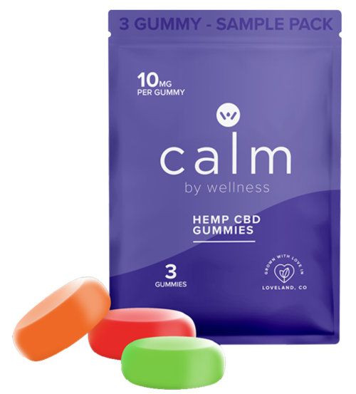 Free CBD Gummies Sample Calm by Wellness